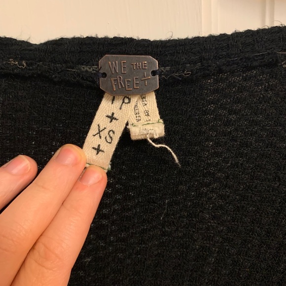 Free People Scoop Neck Knit Top - Picture 2 of 5